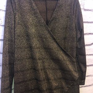 Glendora -striped unicorn-gold and black shimmer